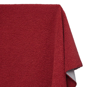 Sherpa Faux Fur Fleece With Backing Fabric Burgundy SV580683 A1