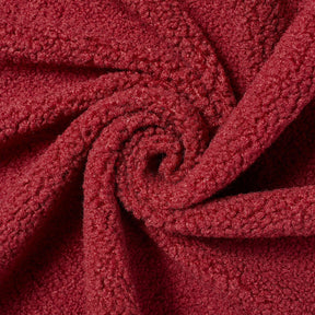 Sherpa Faux Fur Fleece With Backing Fabric Burgundy SV580683 A2