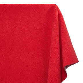 Sherpa Faux Fur Fleece With Backing Fabric Red SV580685 A1