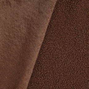 Sherpa Faux Fur Fleece Fabric Brown SV580695 A3