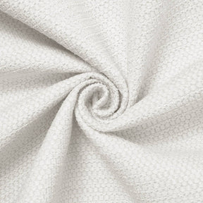 Textured Chenille Jacquard Upholstery Fabric SV580713 White 1