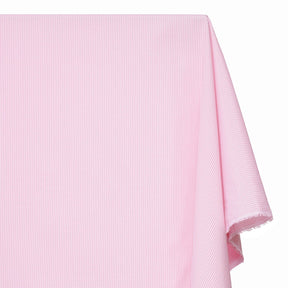 1/16 Inch Gingham Check Polyester Cotton Poplin Fabric SV575751 Pink / White Image A1