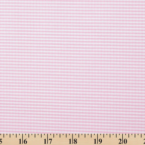 1/16 Inch Gingham Check Polyester Cotton Poplin Fabric SV575751 Pink / White Image A9