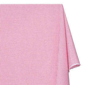 1/16 Inch Gingham Check Polyester Cotton Poplin Fabric SV575749 Fuchsia / White Image A1