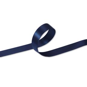 Keedil Double Face Satin Ribbon 3 4 Inch SV580854 Navy Blue 2