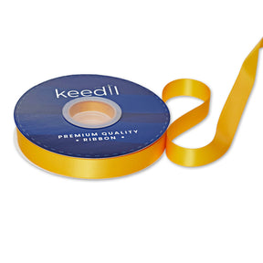 Keedil Double Face Satin Ribbon 3 4 Inch SV580858 Sunflower Yellow 1