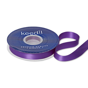 Keedil Double Face Satin Ribbon 3 4 Inch SV580861 Purple 1