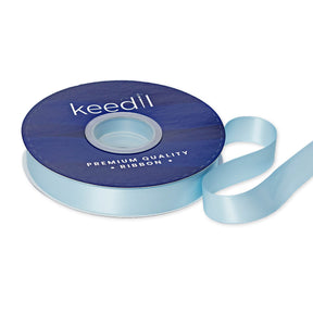 Keedil Double Face Satin Ribbon 3 4 Inch SV580864 Light Blue 1