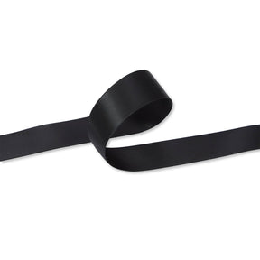 Keedil Double Face Satin Ribbon 1 Inch SV580872 Black 2