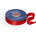 Keedil Double Face Satin Ribbon 1 Inch SV580875 Red 1