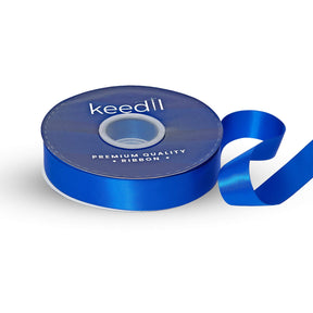 Keedil Double Face Satin Ribbon 1 Inch SV580876 Royal Blue 1