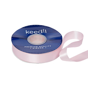Keedil Double Face Satin Ribbon 1 Inch SV580887 Light Pink 1