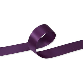 Keedil Double Face Satin Ribbon 1 Inch SV580894 Plum 2