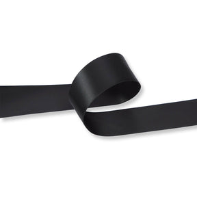 Keedil Double Face Satin Ribbon 1 5 Inch SV580897 Black 2