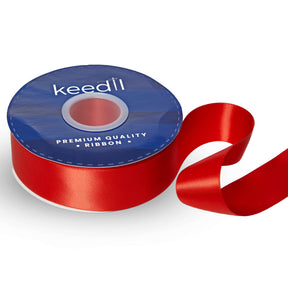 Keedil Double Face Satin Ribbon 1 5 Inch SV580900 Red 1
