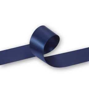 Keedil Double Face Satin Ribbon 1 5 Inch SV580904 Navy Blue 2