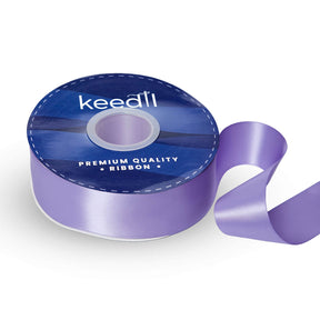 Keedil Double Face Satin Ribbon 1 5 Inch SV580910 Lilac 1