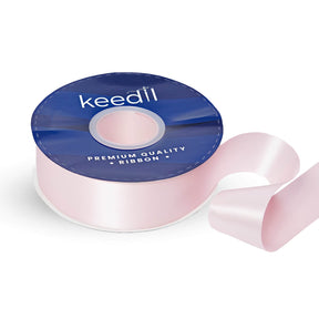 Keedil Double Face Satin Ribbon 1 5 Inch SV580912 Light Pink 1