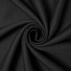 Polyester Gabardine Fabric SV580961 Black 1