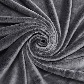 Smooth Minky Fabric SV581095 Charcoal Grey 1