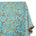 Floral Scroll Metallic Chenille Upholstery Jacquard Fabric SV581279 Turquoise / Gold 1