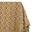 Geometric Grid Metallic Chenille Upholstery Jacquard Fabric SV581283 Tan Gold A1