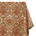 Baroque Floral Two Tone Polyester Chenille Damask Jacquard Fabric SV581284 Beige / Rust 1