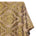 Floral Bloom Two Tone Polyester Rayon Chenille Damask Jacquard Fabric SV581295 Gold 1