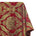 Floral Bloom Two Tone Polyester Rayon Chenille Damask Jacquard Fabric SV581297 Burgundy 1