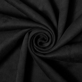 Suede Scuba Double Knit Fabric SV581334 Black A2