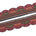 2 25 Inch Multicolor Metallic Leaf Sequin Corded Woven Embroidered Trim SV581346 Navy Blue A1