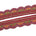 2 25 Inch Multicolor Metallic Leaf Sequin Corded Woven Embroidered Trim SV58134 Maroon A1