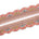 2 25 Inch Multicolor Metallic Leaf Sequin Corded Woven Embroidered Trim SV581349 Pink A1
