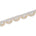 1 Inch Rhinestone Metallic Cording On Scalloped Embroidered Trim SV581370 Beige A2