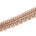 2 Inch Regal Gold Metallic Sequined Cording On Plain Woven Trim SV581412 Peach A2
