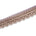 2 Inch Regal Gold Metallic Sequined Cording On Plain Woven Trim SV581413 Lilac A2