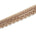 2 Inch Regal Gold Metallic Sequined Cording On Plain Woven Trim SV581416 Champagne A2