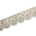 2 5 Inch Scalloped Sequin Metallic Corded Mesh Trim SV581417 Champagne A2
