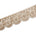 2 5 Inch Scalloped Sequin Metallic Corded Mesh Trim SV581418 Copper A2