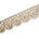 2 5 Inch Scalloped Sequin Metallic Corded Mesh Trim SV581419 Gold A2