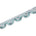 1 Inch Rhinestone Metallic Cording On Scalloped Embroidered Trim SV581433 Aqua A2