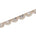 1 Inch Mirror Pearl Sequined Metallic Embroidery On Mesh Trim SV581436 Gold A2
