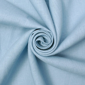 Yorkshire Natural Linen Fabric SV581451 Sky Blue Image A2
