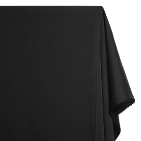 Matte Striped Crinkle Stretch Satin Fabric SV581454 Black 2