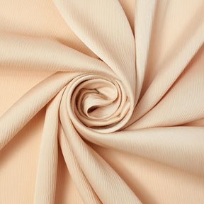 Matte Striped Crinkle Stretch Satin Fabric SV581456 Tan 1