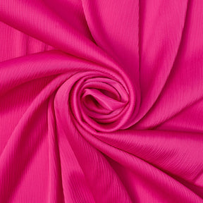 Matte Striped Crinkle Stretch Satin Fabric SV581459 Fuchsia 1