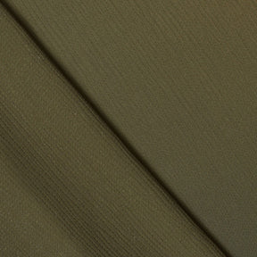Matte Striped Crinkle Stretch Satin Fabric SV581461 Olive Green 3