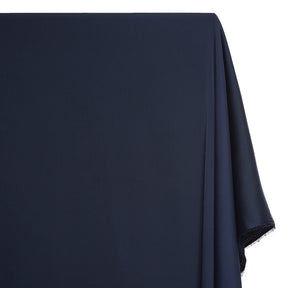 Matte Striped Crinkle Stretch Satin Fabric SV581462 Navy Blue 2