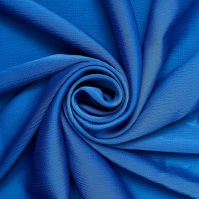 Matte Striped Crinkle Stretch Satin Fabric SV581463 Royal Blue 1