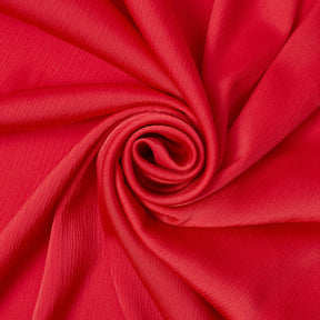 Matte Striped Crinkle Stretch Satin Fabric SV581468 Red 1